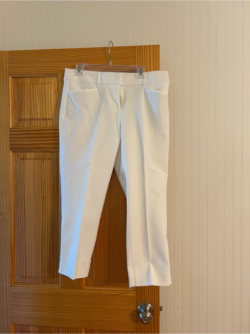 LOFT White Julie Tailored Trousers